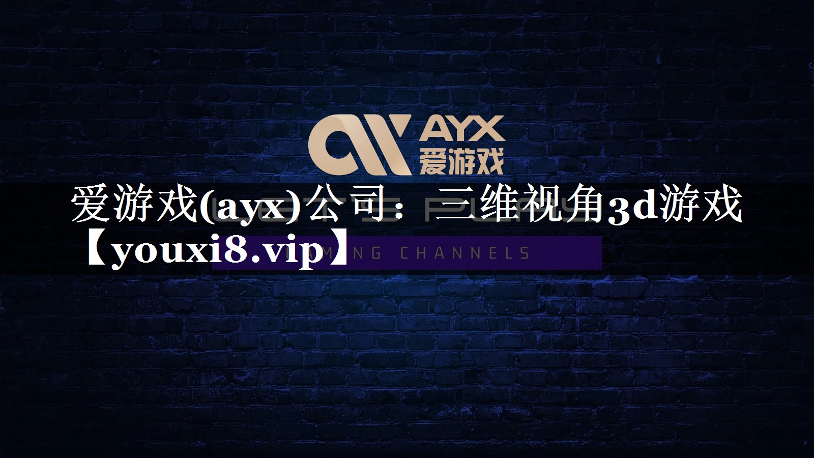 爱游戏(ayx)公司：三维视角3d游戏